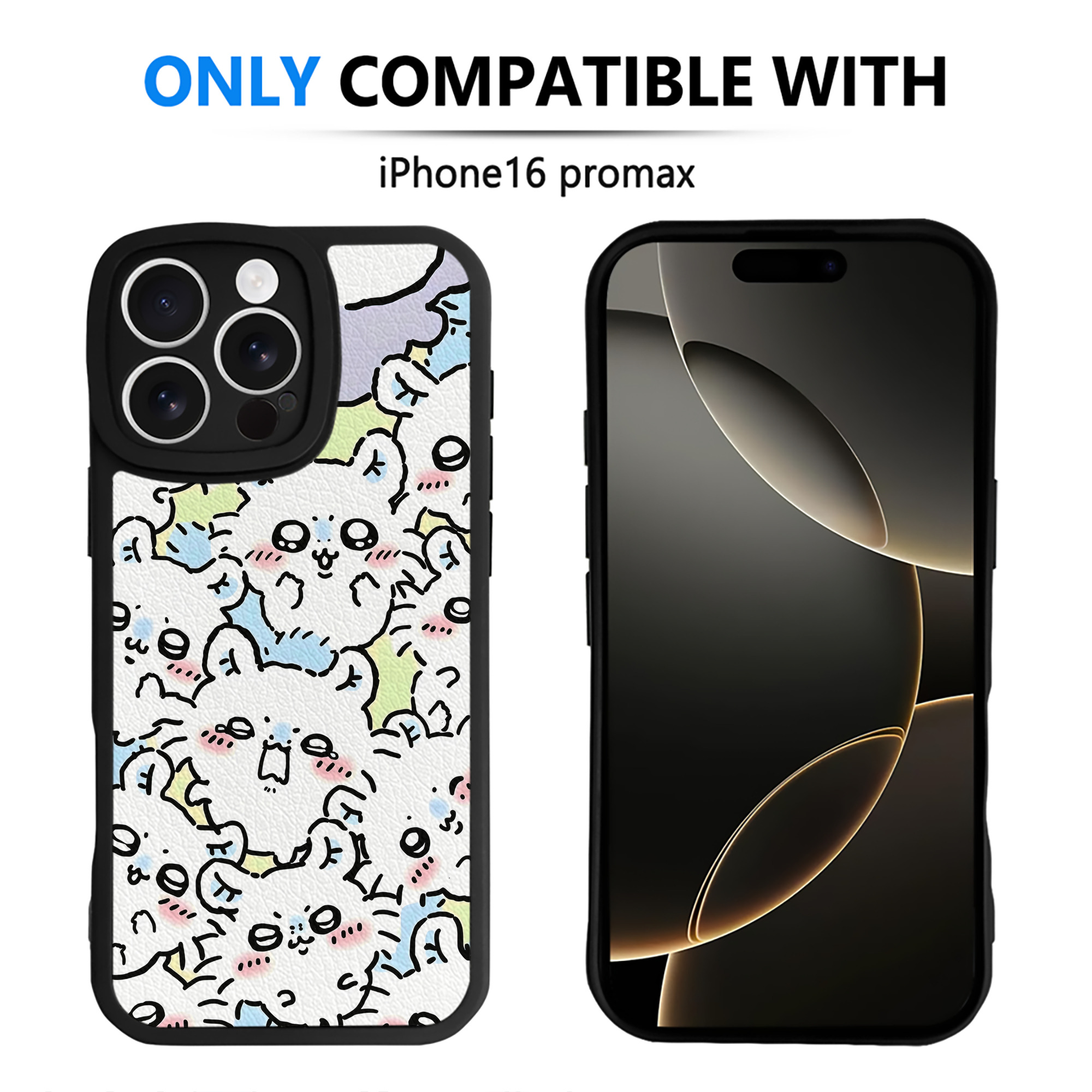 （画像用） ちいかわ Chii-kawa 【iPhone 16シリーズ対応】シリコンスマホケース（レザー調） 材質：シリコン